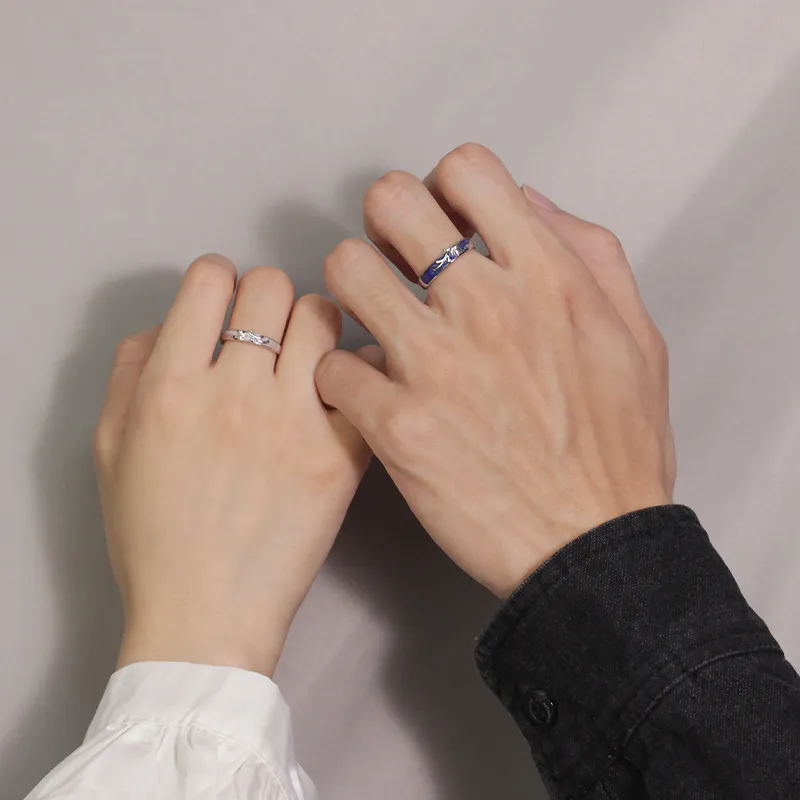 Strange S925 Silver Rings Unisex-4