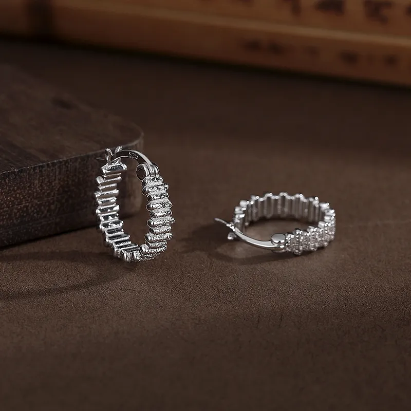 Strange S925 Silver Earrings Women's-3