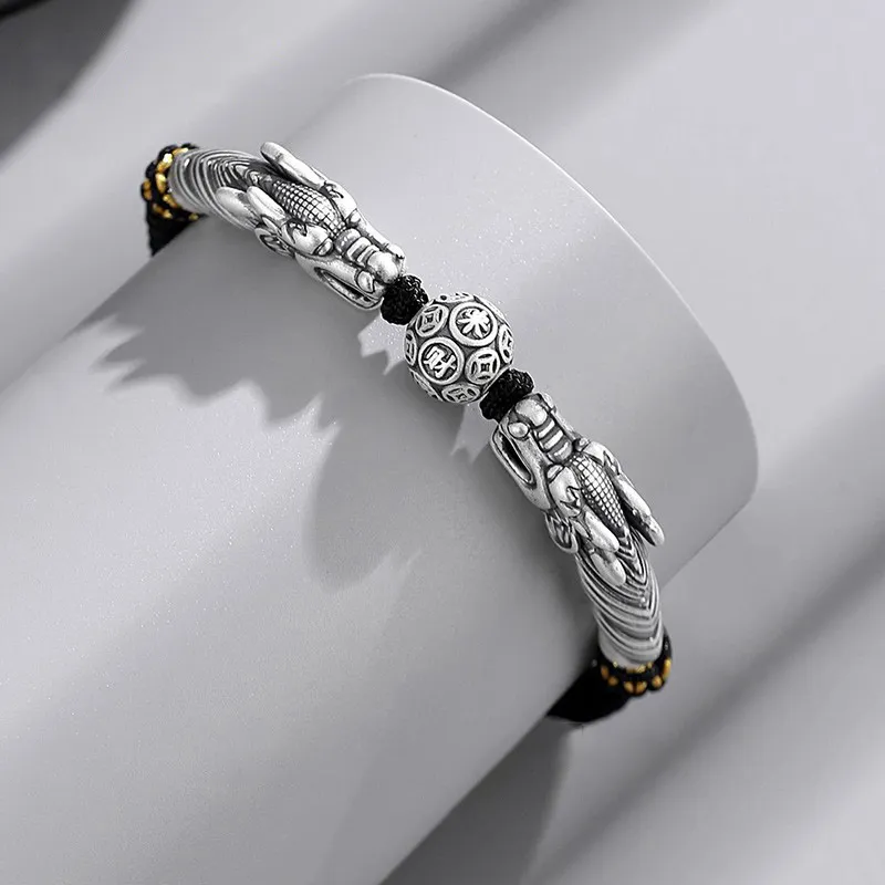 Strange 999 Fine Silver Bracelets Men's-1