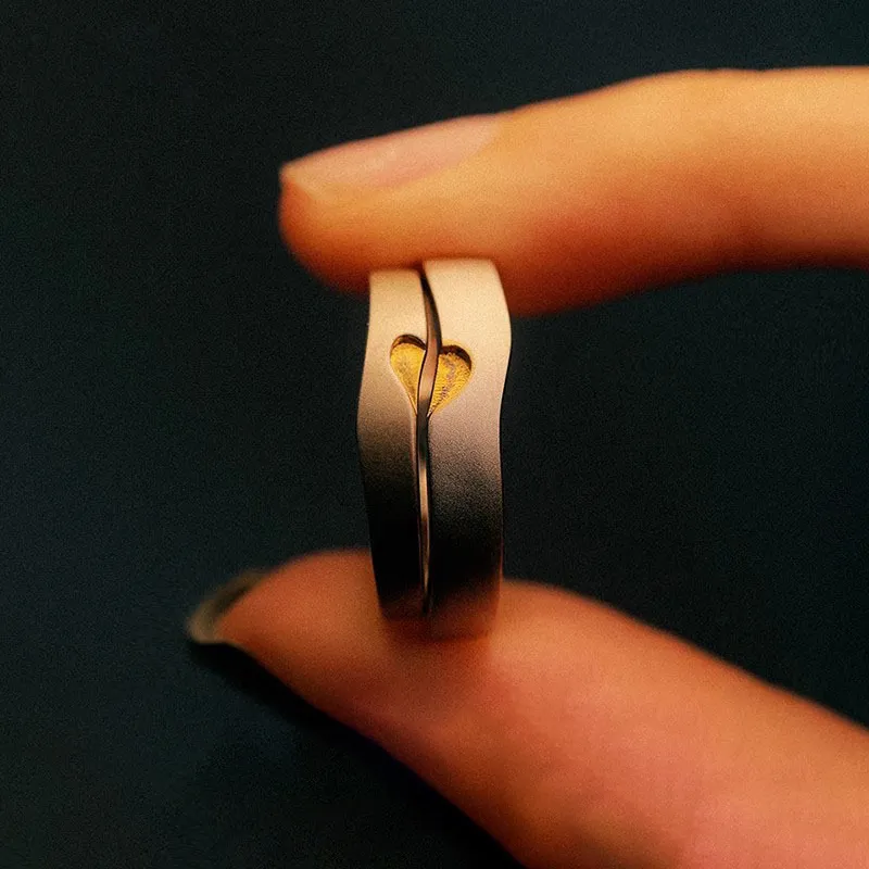 Strange S925 Silver Rings Unisex-5