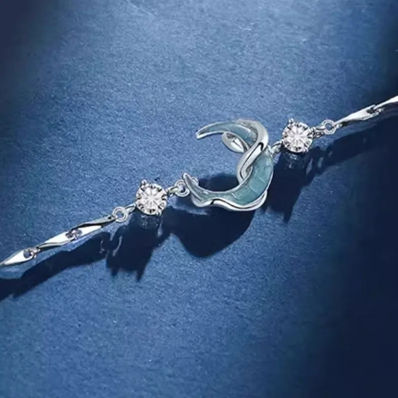 Strange S925 Silver Bracelets Women's-7
