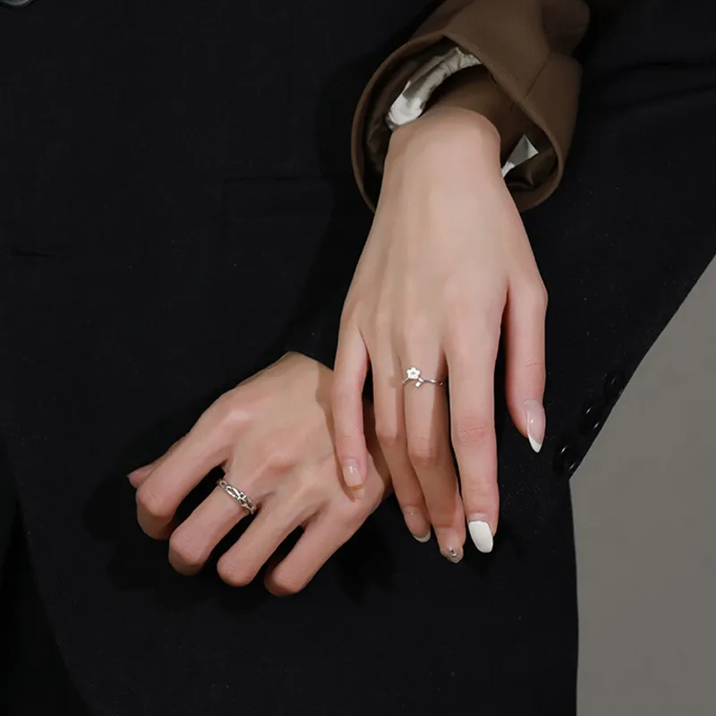 Strange S999 Fine Silver Rings Unisex-2