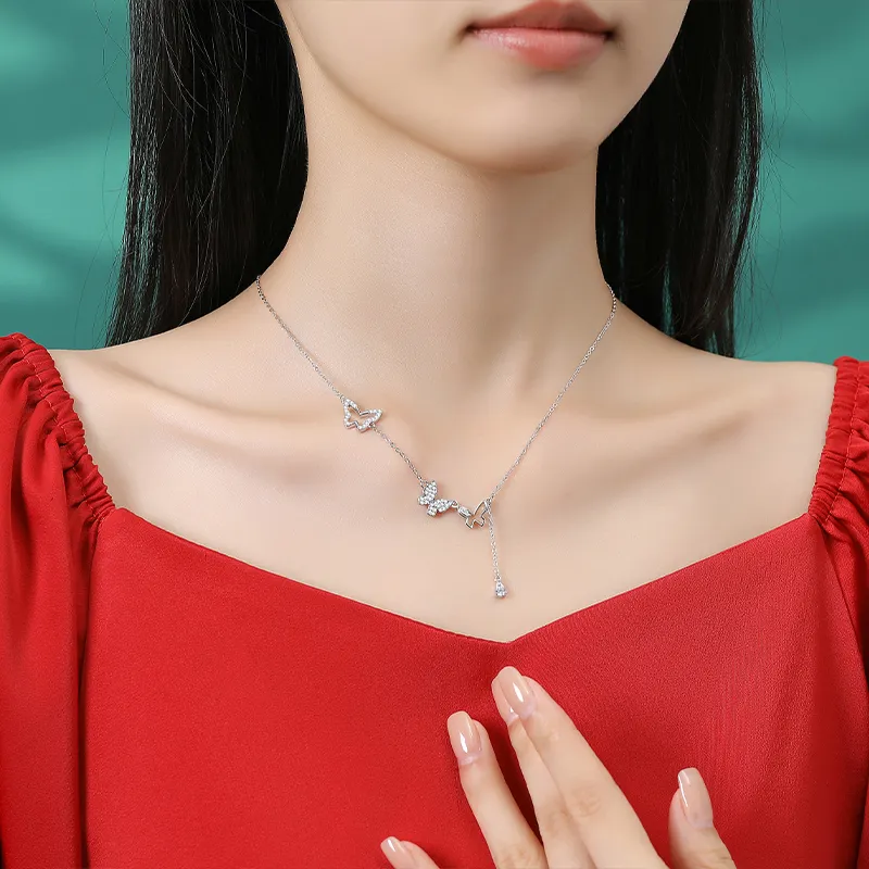 Strange 999 Fine Silver Necklaces Women's-4