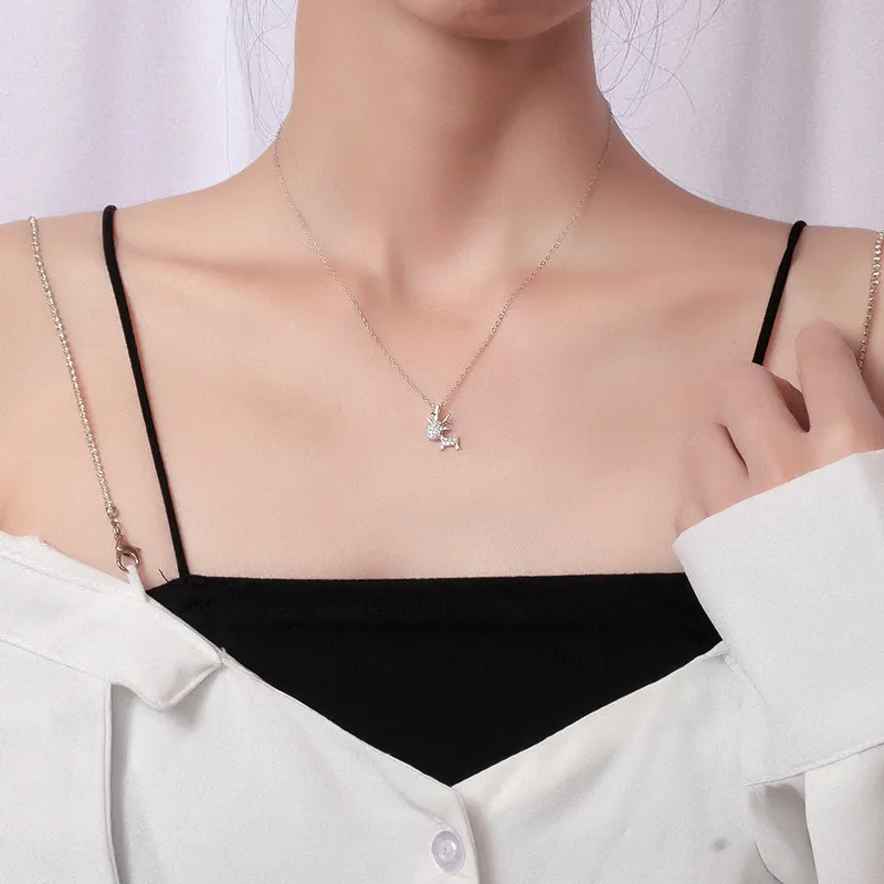 Strange S925 Silver Necklaces Women's-4