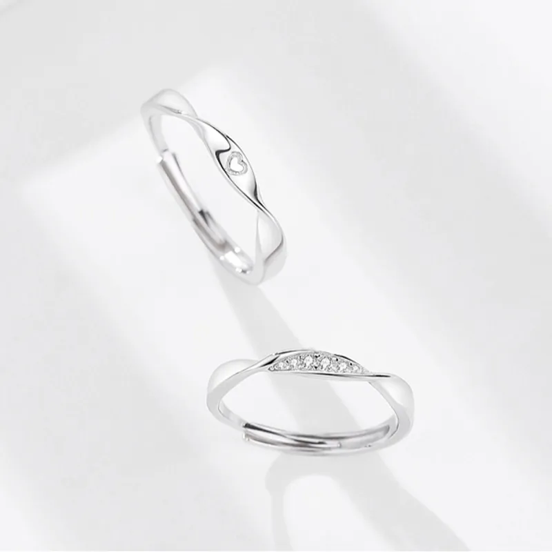 Strange S925 Silver Rings Unisex-7