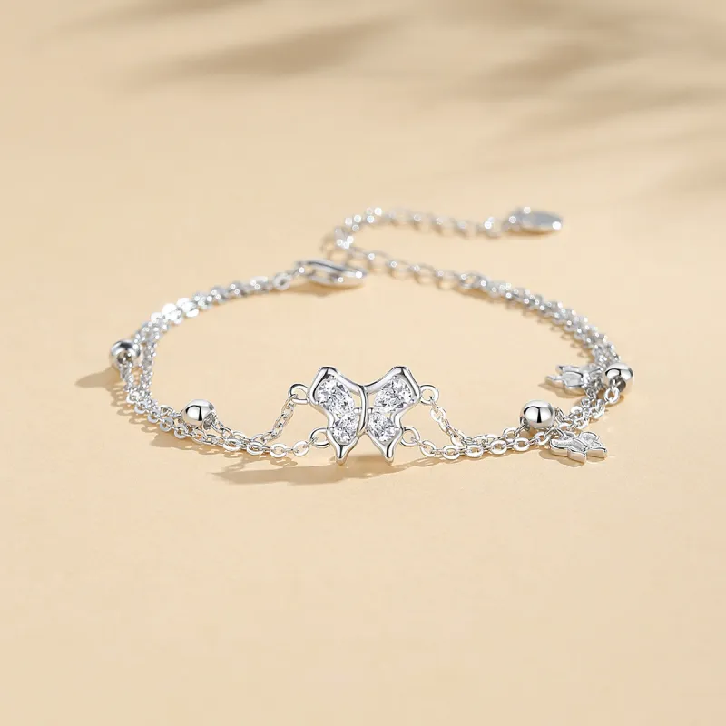 Strange S925 Silver Bracelets Women's-1