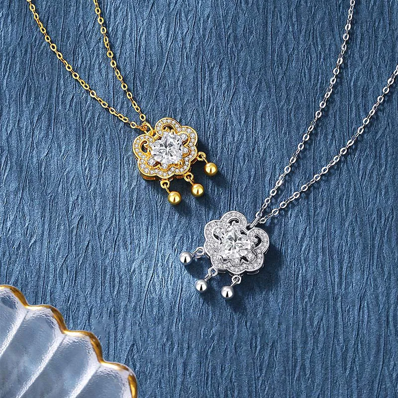 Strange S925 Silver Necklaces Women's-9