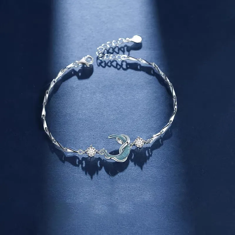 Strange S925 Silver Bracelets Women's-6
