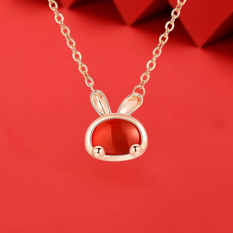 Strange Agate Necklaces Women's-3