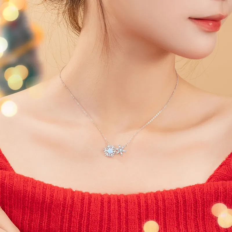 Strange S925 Silver Necklaces Women's-5