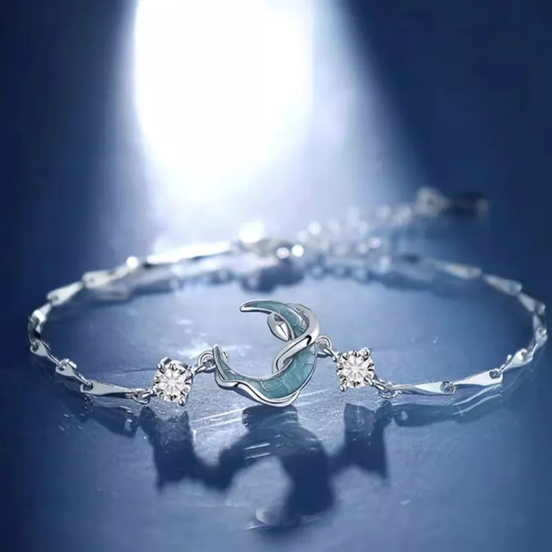 Strange S925 Silver Bracelets Women's-4