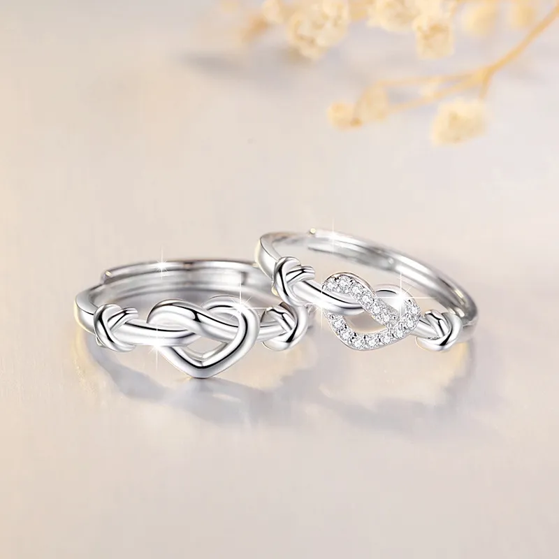 Strange S925 Silver Rings Unisex-13