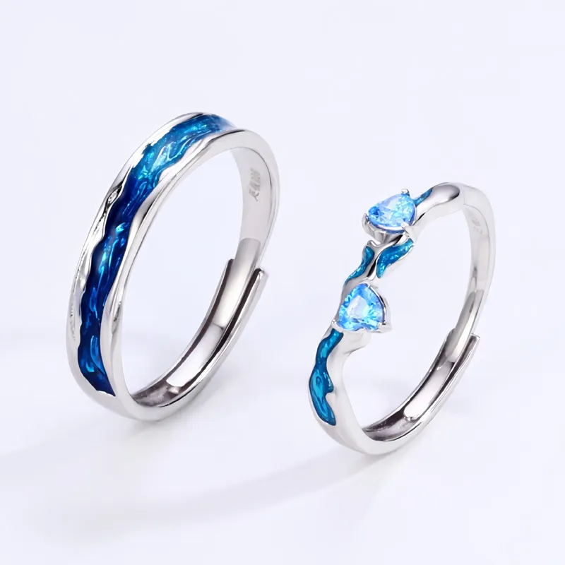 Strange S999 Fine Silver Rings Unisex-5