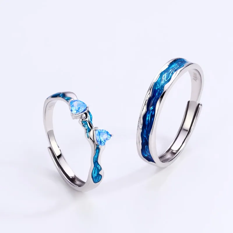 Strange S999 Fine Silver Rings Unisex-4