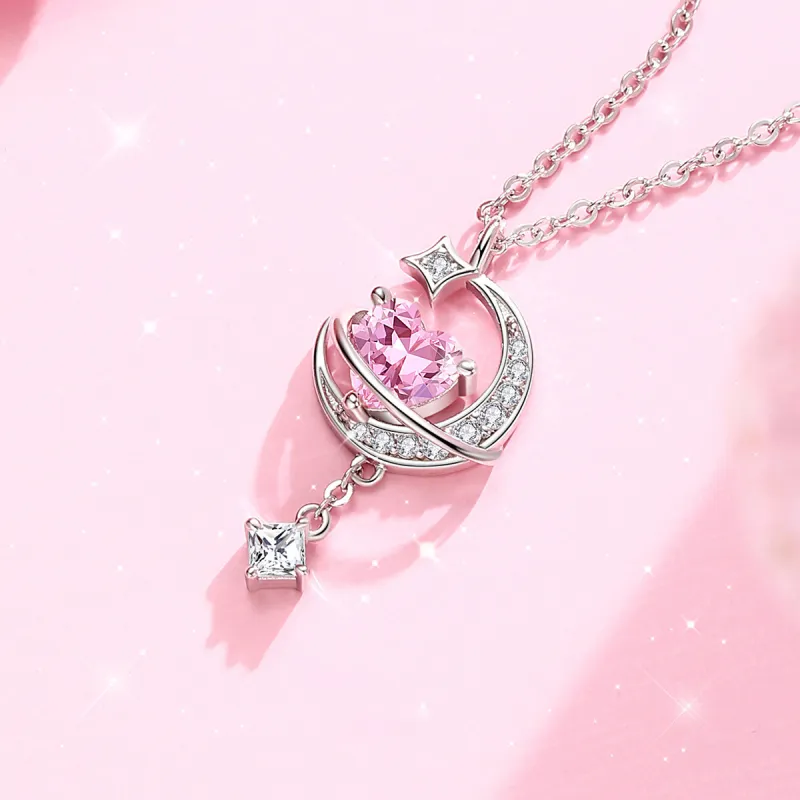 Strange S925 Silver Necklaces Women's-3