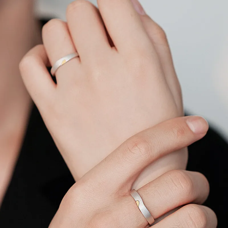 Strange S925 Silver Rings Unisex-2