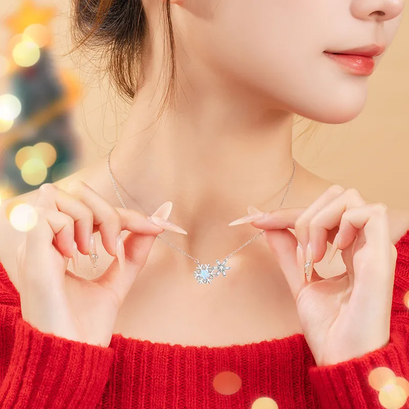 Strange S925 Silver Necklaces Women's-7