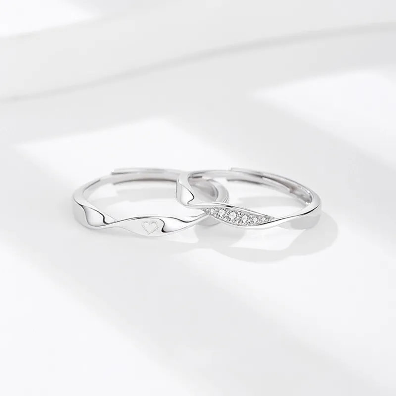 Strange S925 Silver Rings Unisex-11
