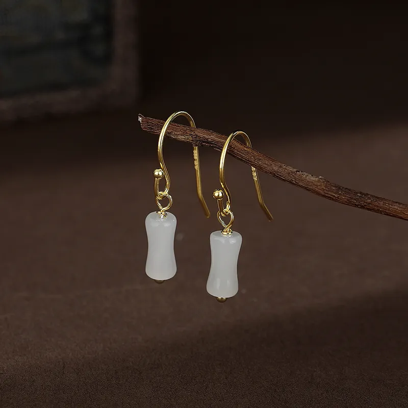 Strange Chalcedony Earrings Women's-1