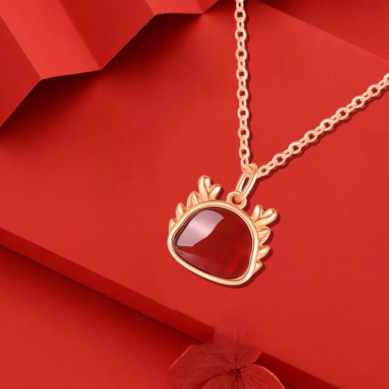 Strange Agate Necklaces Women's-3