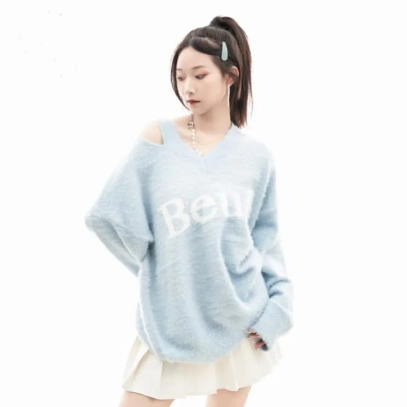 BEUF Sweater Women's Light Blue-2