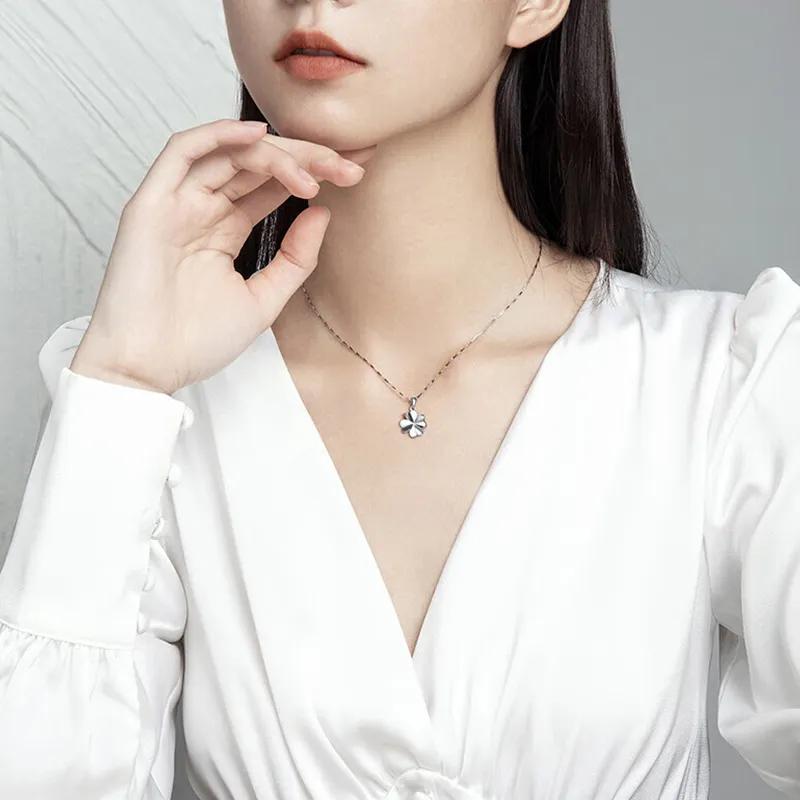 DONGFANGJIE 999 Fine Silver Sterling Silver Necklace Women's Gift Box Set-4