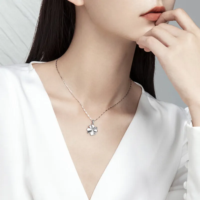 DONGFANGJIE 999 Fine Silver Sterling Silver Necklace Women's Gift Box Set-5