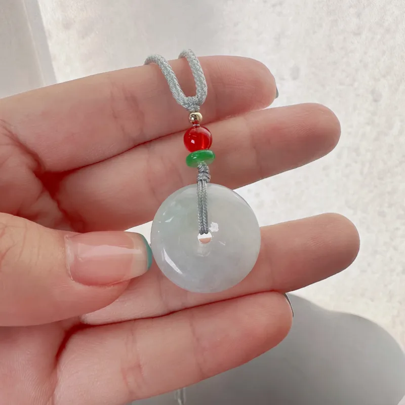 Linguanying Jadeite Pendants Unisex-6