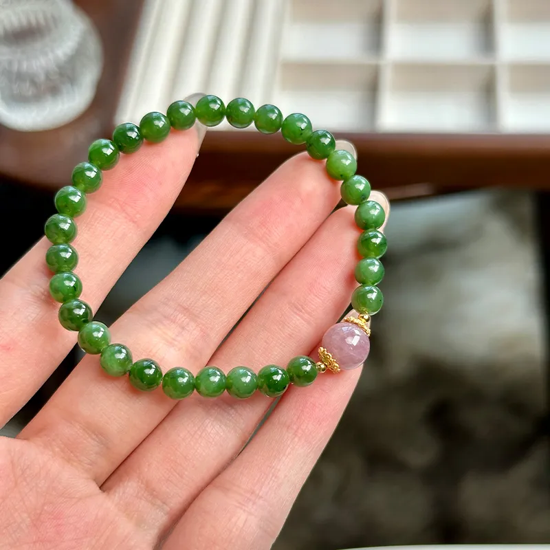 Linguanying Bracelets Jasper Women's-3