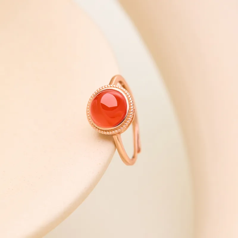 Linguanying S925 Silver Jade Rings Women's-3