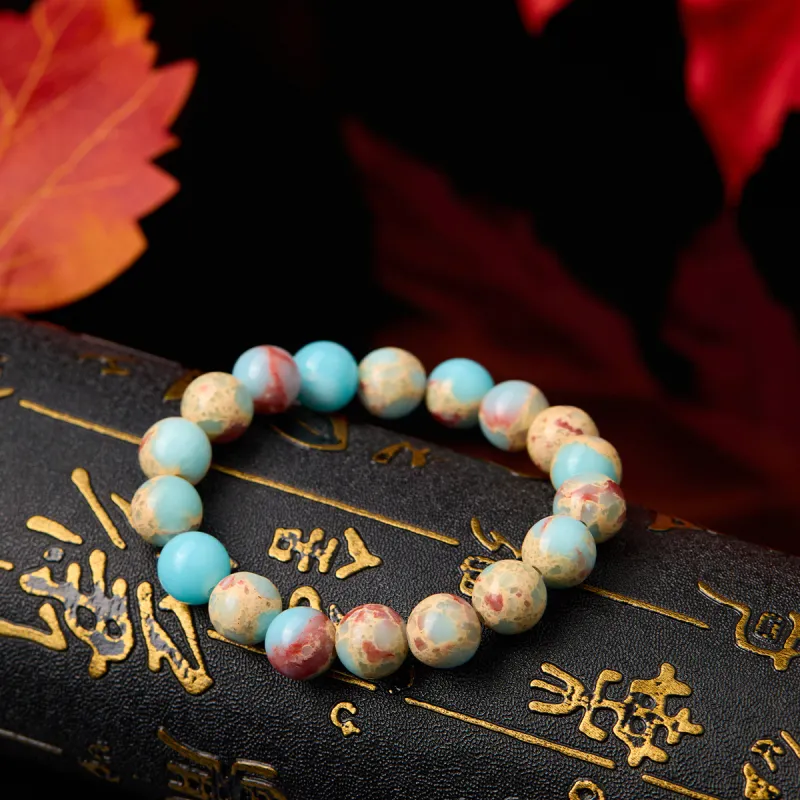 Linguanying Shoushan Stone Jade Bracelets Men's-4