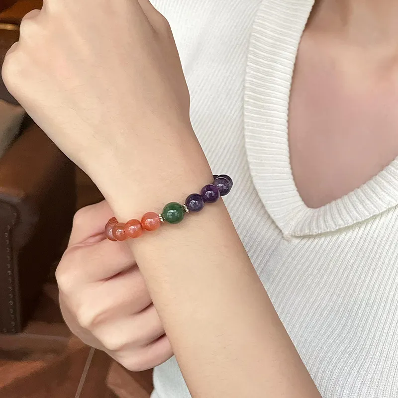 Linguanying Southern Red Agate Bracelets Women's-5