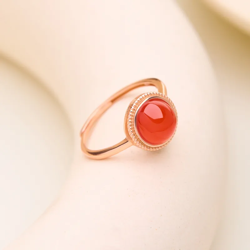 Linguanying S925 Silver Jade Rings Women's-5