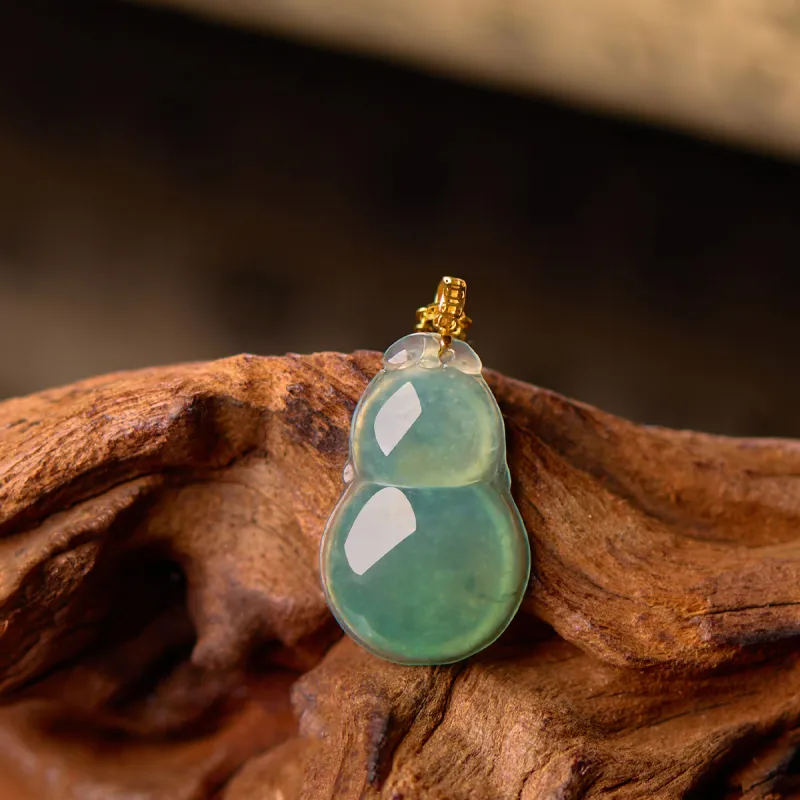 Linguanying Glutinous Jade Jadeite Pendants Women's-4