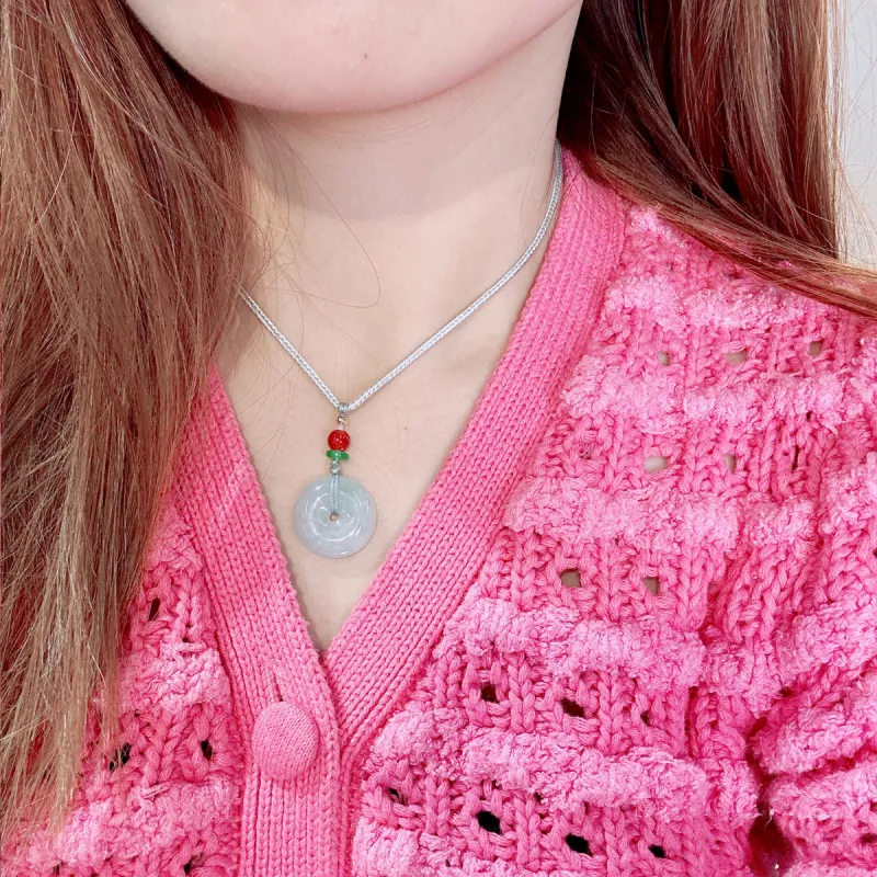 Linguanying Jadeite Pendants Unisex-1