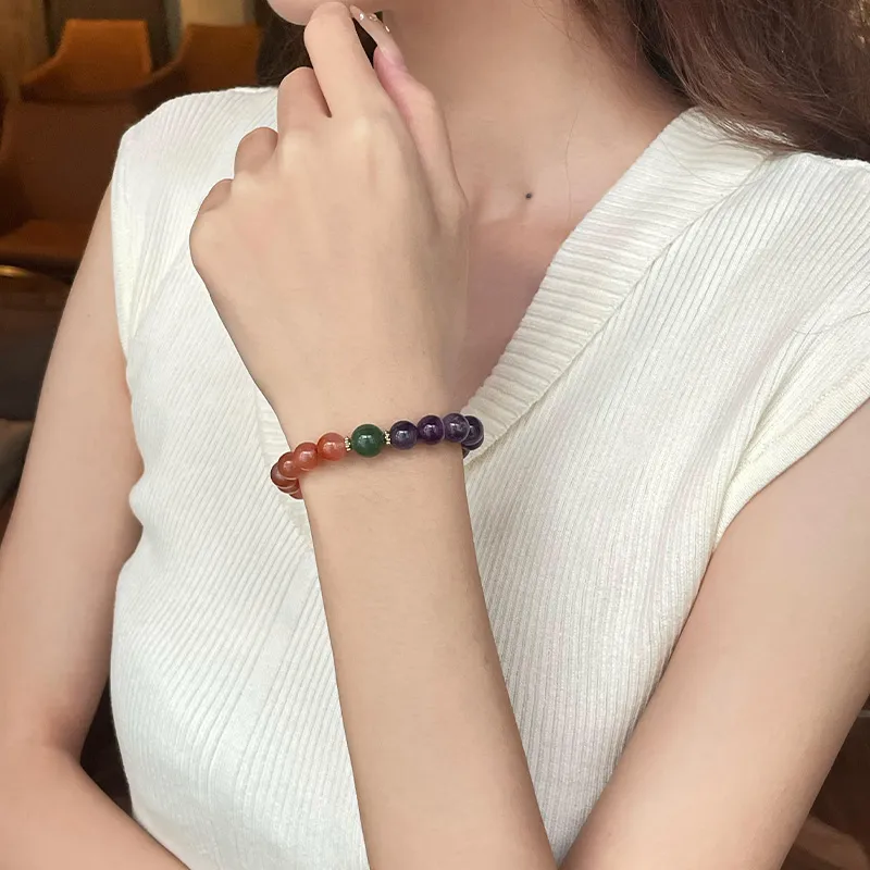 Linguanying Southern Red Agate Bracelets Women's-4