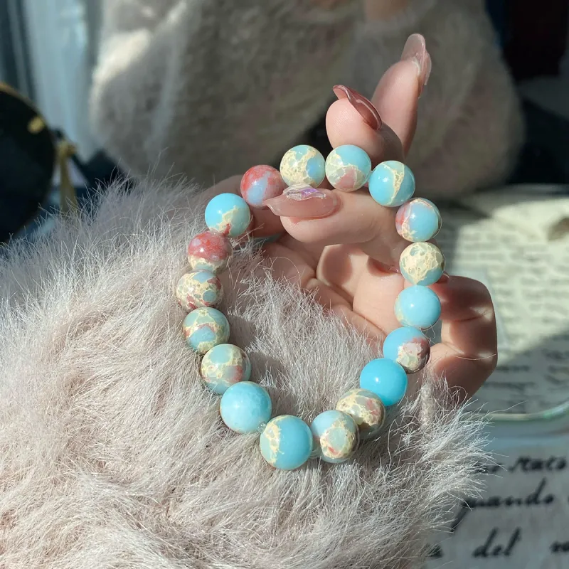 Linguanying Shoushan Stone Jade Bracelets Men's-9
