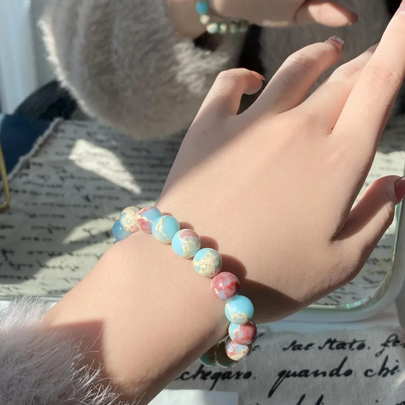 Linguanying Shoushan Stone Jade Bracelets Men's-6