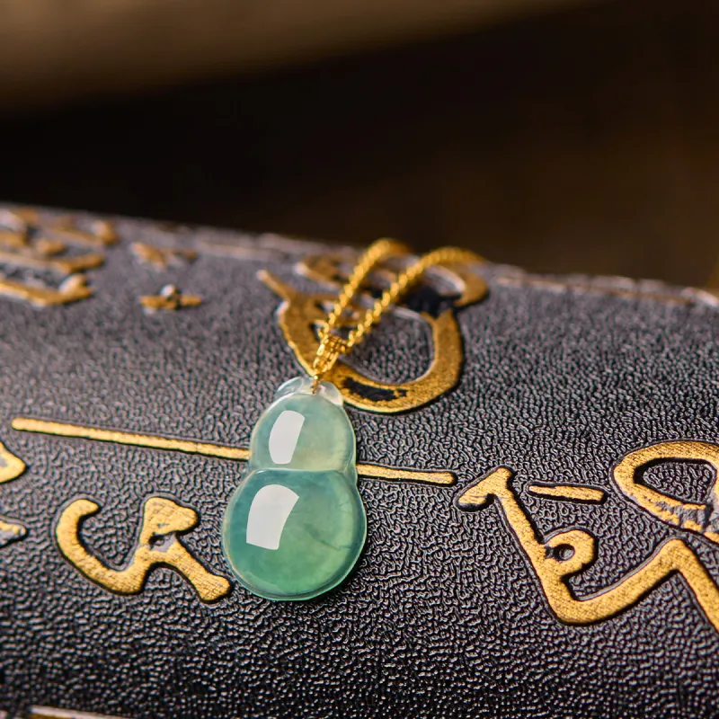Linguanying Glutinous Jade Jadeite Pendants Women's-3