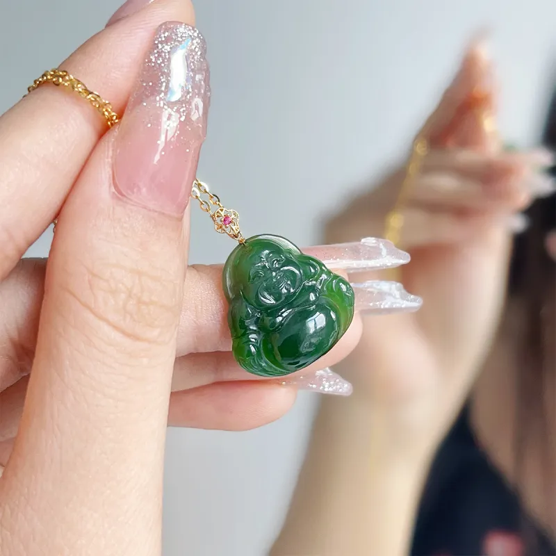 Linguanying Necklaces Jasper Women's-7
