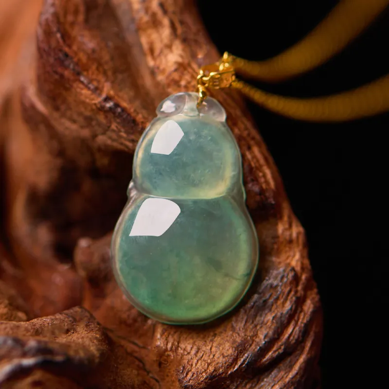 Linguanying Glutinous Jade Jadeite Pendants Women's-2