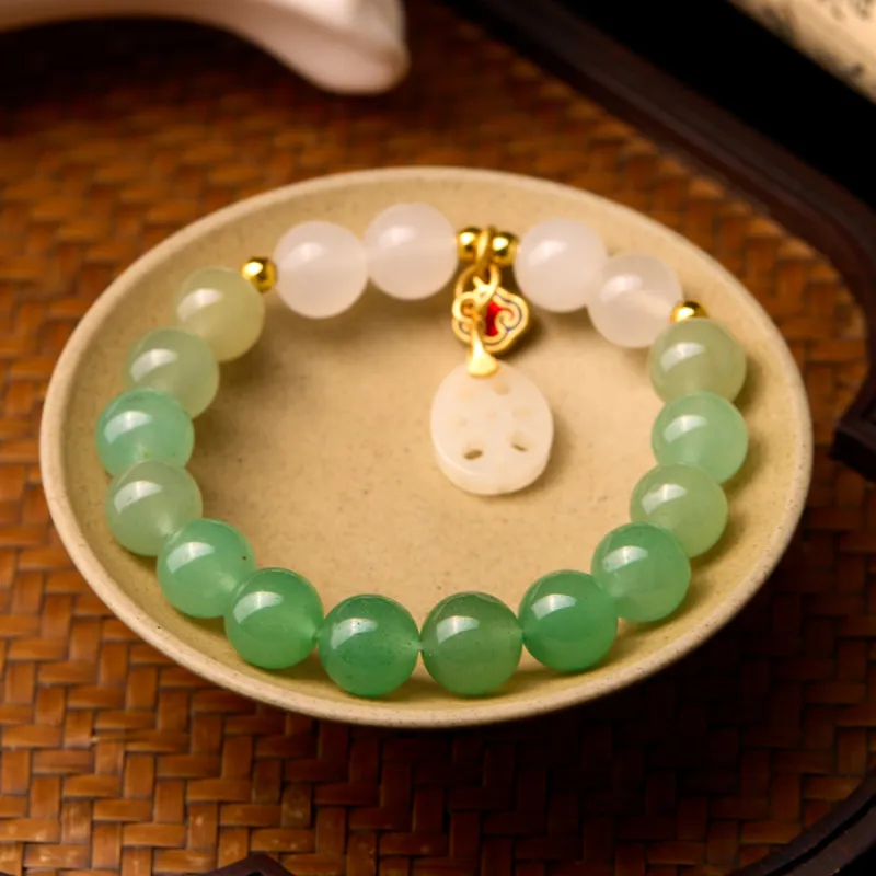 Linguanying Aventurine Bracelets Women's-4