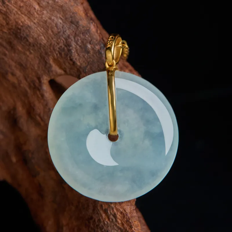 Linguanying Glutinous Jade Jadeite Pendants Women's-4
