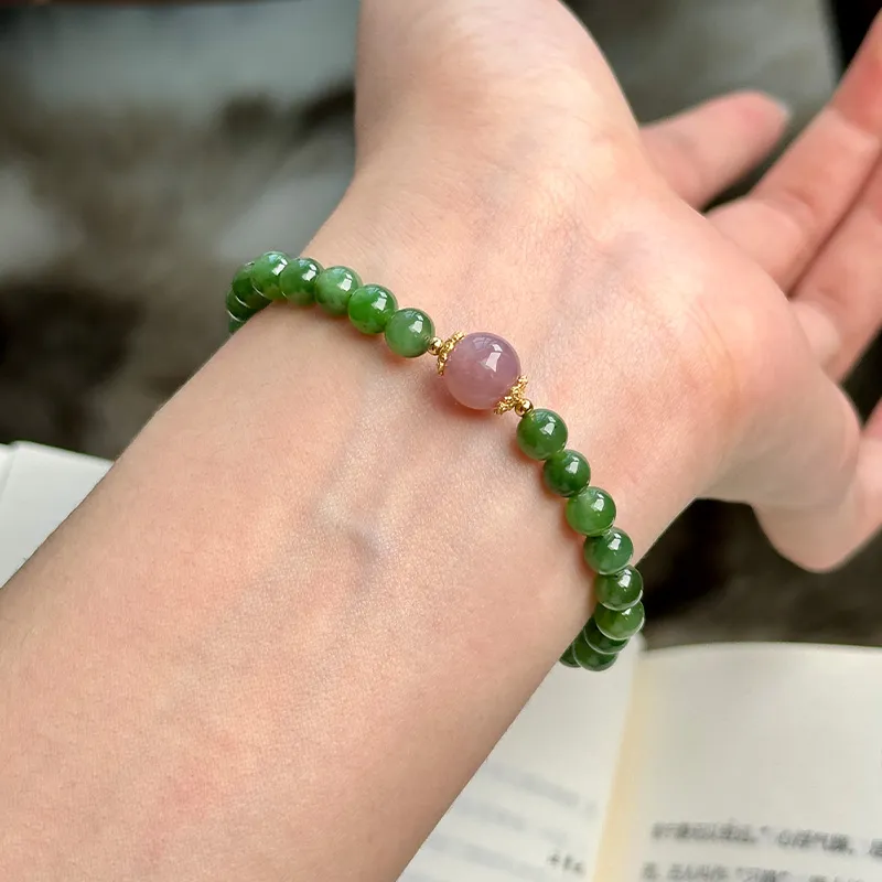 Linguanying Bracelets Jasper Women's-4