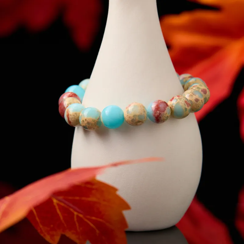 Linguanying Shoushan Stone Jade Bracelets Men's-1