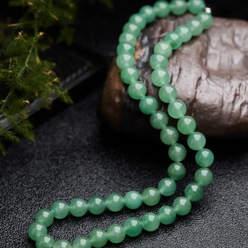 Linguanying Natural Aventurine Necklaces Women's-2