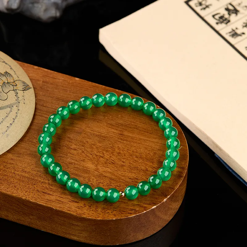 Linguanying Chalcedony Bracelets Women's-4