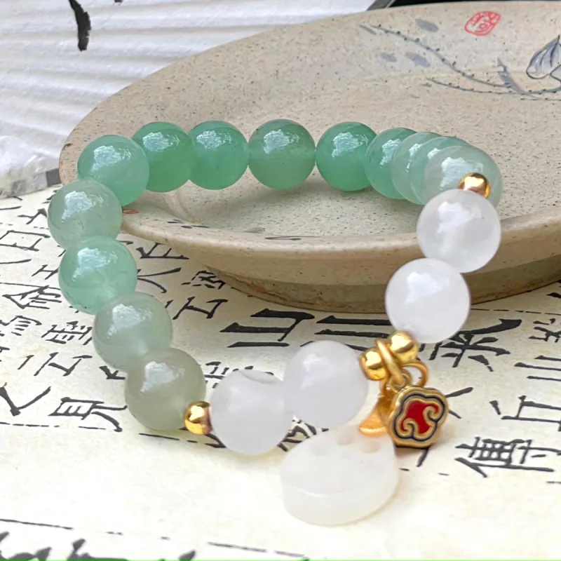 Linguanying Aventurine Bracelets Women's-3