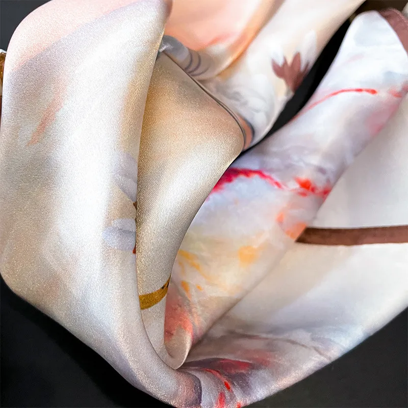 MEETSUNNY Silk Scarves Women's-1