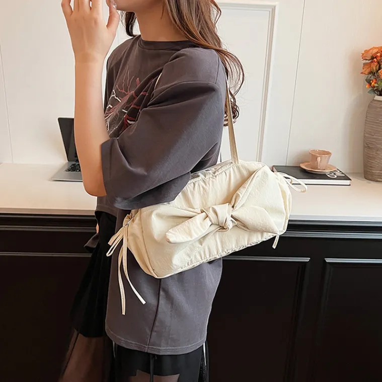 S.REPHEN Nylon Shoulder Bag Handbags Shoulder Bags Regular Women's Black Ecru Blue Silver-4